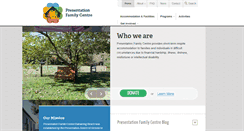 Desktop Screenshot of presentationfamilycentre.org.au